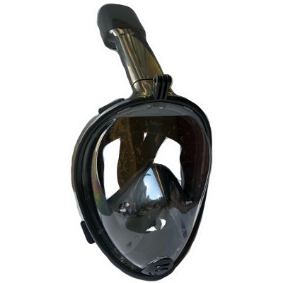Full Face Snorkel Mask For Adults - Black